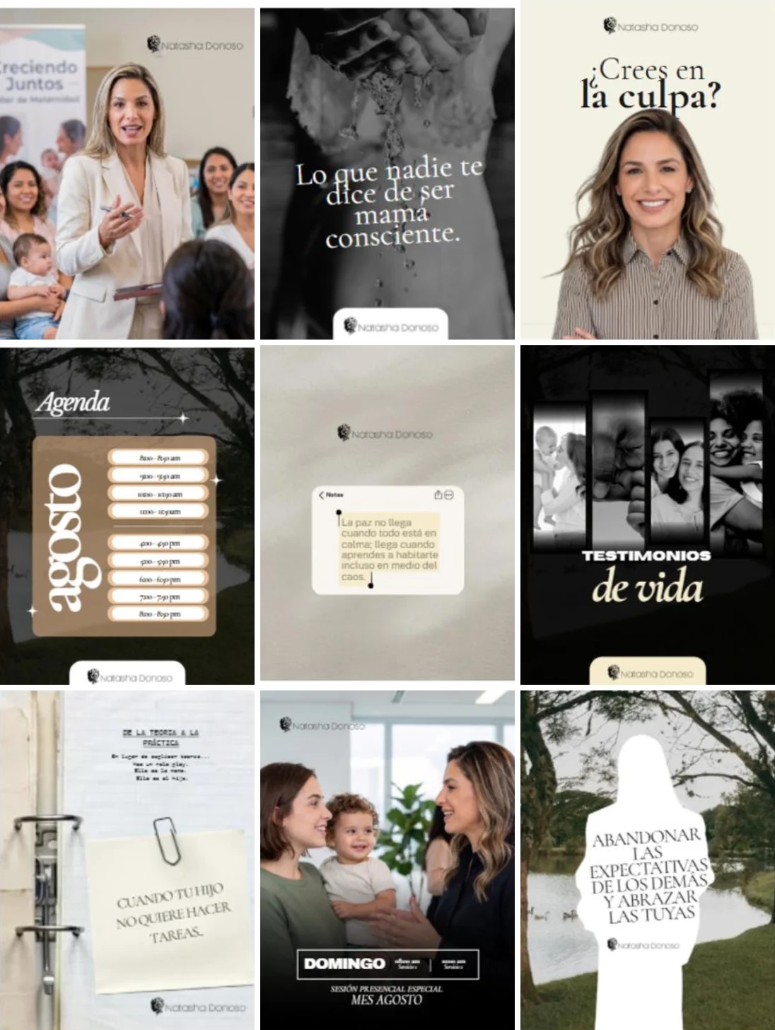 Feed real de Maternidad consciente