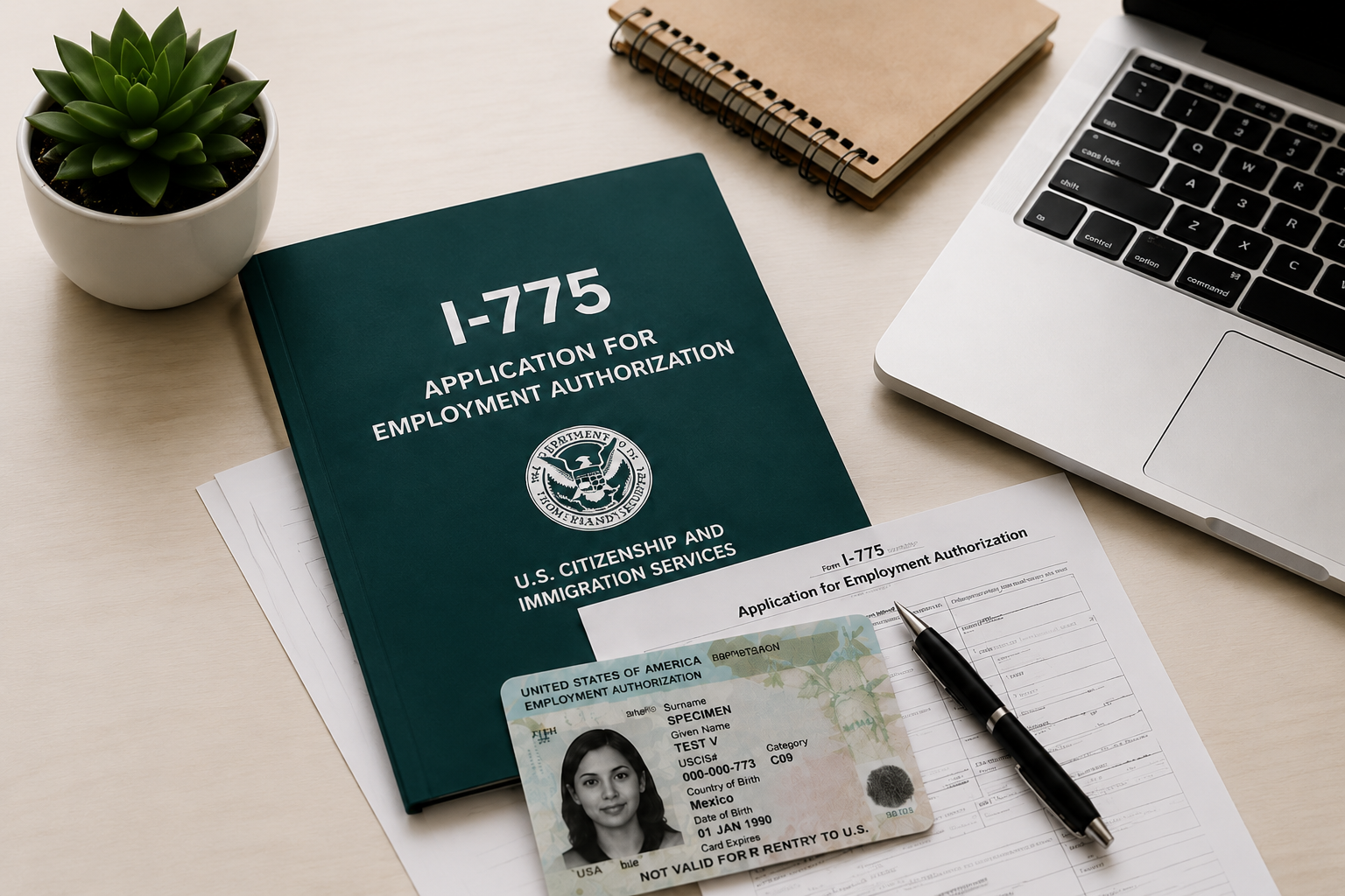 Documentos para renovar el Formulario I-765 de permiso de trabajo